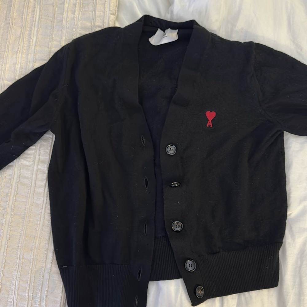 Ami Paris cardigan black s/m